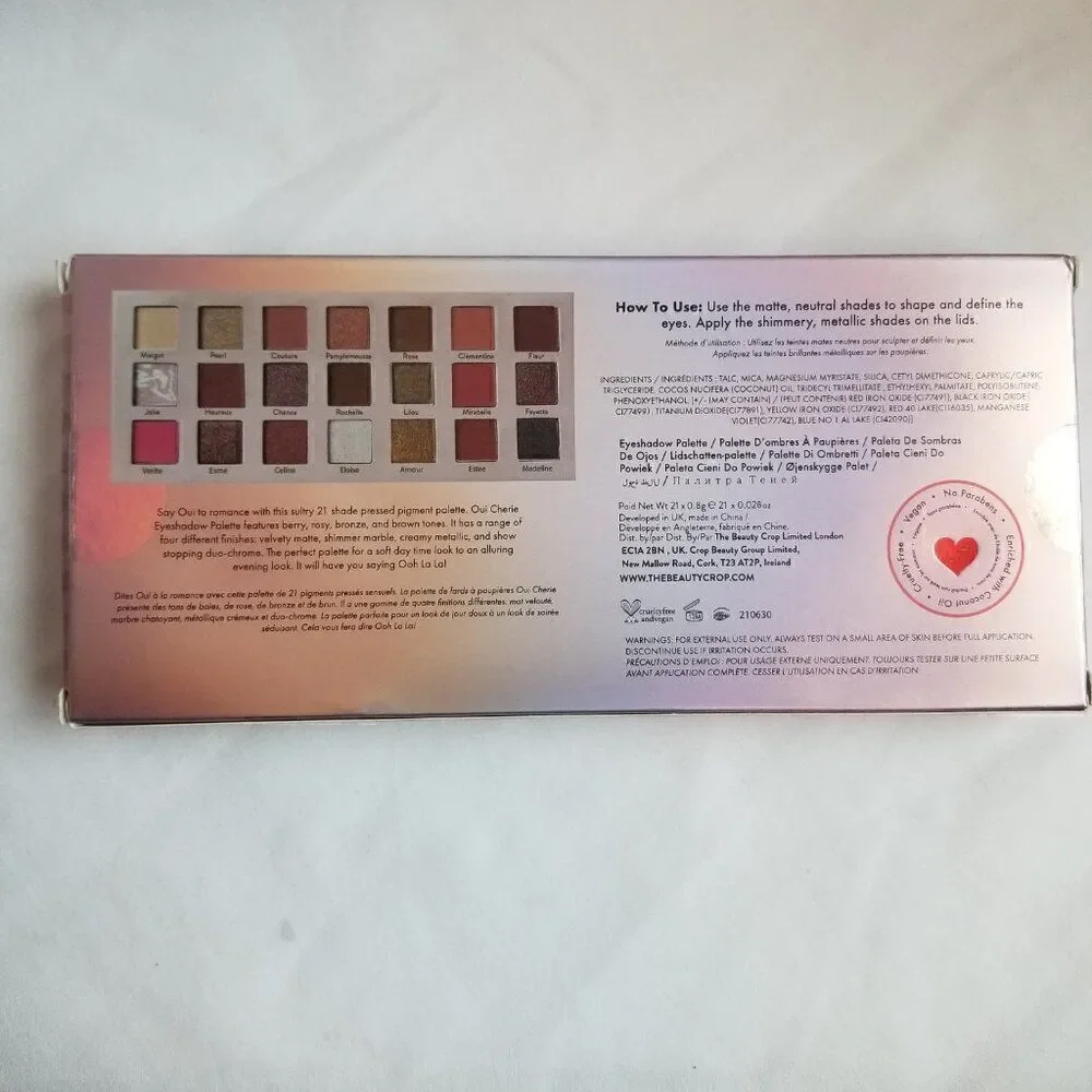 The Beauty Crop Oui Cherie Eyeshadow Palette